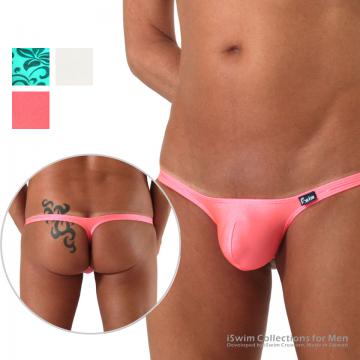 TOP 16 - Smooth mini rounded pouch swim thong (Y-back) ()