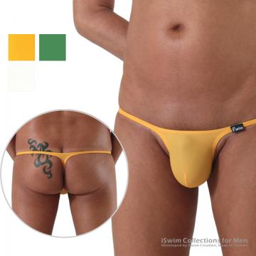 TOP 9 - Straight mini pouch swim thong (Y-back) ()