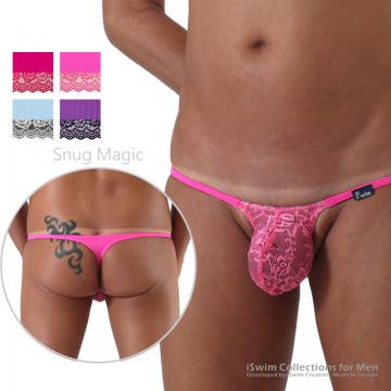 TOP 3 - Magic lace bulge string thong underwear (T-Back) ()