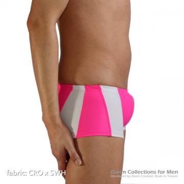 multi pieces designed swim boxers in mtached color type a - 3 (thumb)