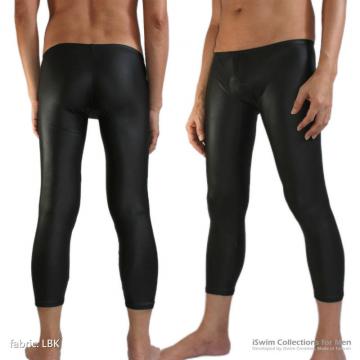 lustered leather look legging - 2 (thumb)