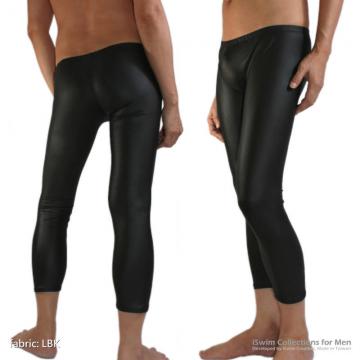 lustered leather look legging - 1 (thumb)