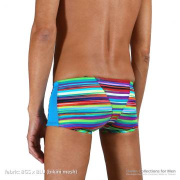 multi pieces designed swim boxers in mtached color type a - 4 (thumb)