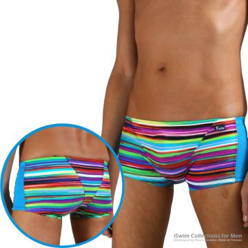 multi pieces designed swim boxers in mtached color type a - 0 (thumb)