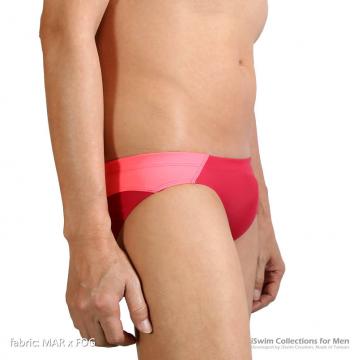 sports swim briefs in grid colors - 6 (thumb)