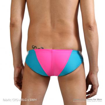 seamless sports swimming briefs in matched colors - 5 (thumb)