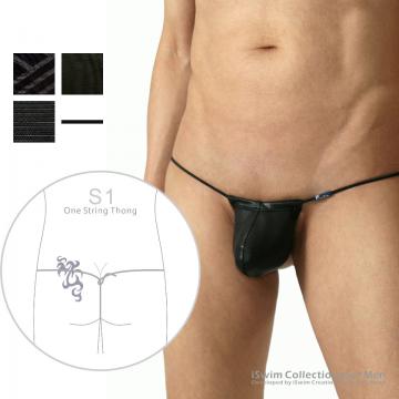 Black bulge 3mm one-string g-string