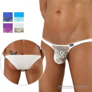 Mens lace sexy bulge bikini - 0 (thumb)