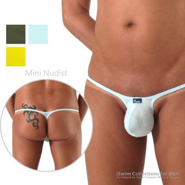 TOP 6 - Mini NUDIST bulge string thong (V-string) ()