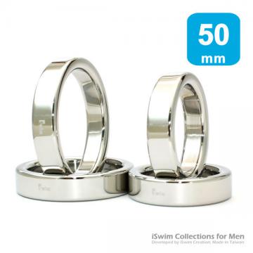TOP 3 - 12x6mm med steel cock ring 50mm (SeXY4MAN)