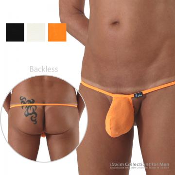TOP 10 - Rock bulge bcakless string underwear ()