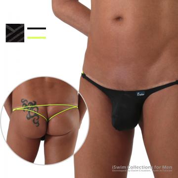 TOP 18 - NUDIST bulge one-string jockstrap thong (2 ways to wear) ()
