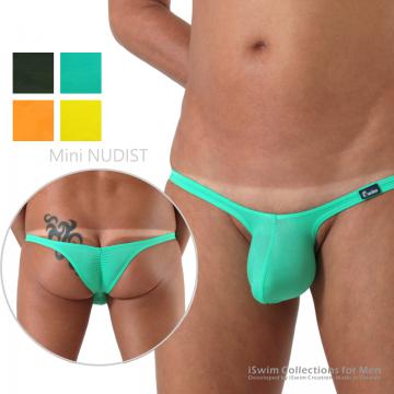 TOP 3 - Mini NUDIST bulge tiny brazilian underwear (wrinkle) ()